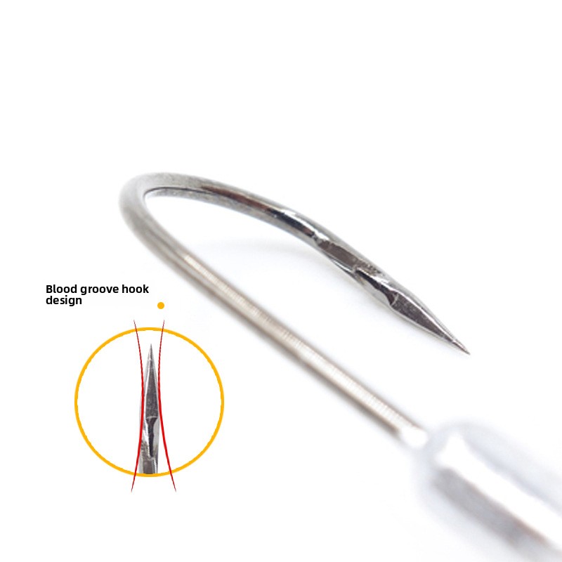 Lure Enhanced Lure Lead Barbed Hook T-Tail Soft Bait 50 Anti-Hanging Bottom Cranch Hook Perch Mandarin Fish – Fishhook – view 1