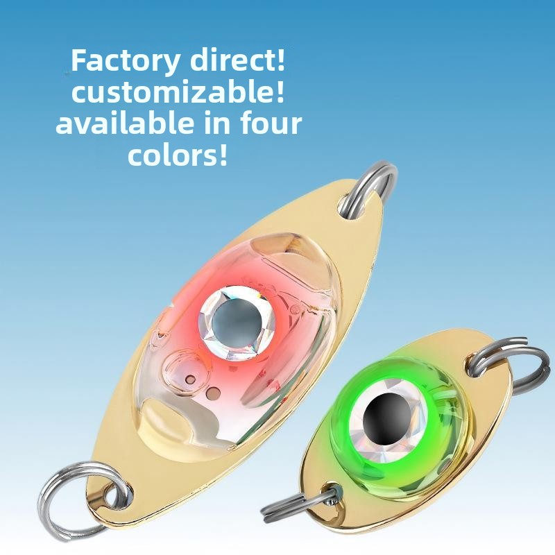 Offshore Special Underwater LED Fish Attracting Light, One-eyed Button Colorful Strobe Fish Aggregating Light for Fishing Lure – Spoon & Spinner – view 5