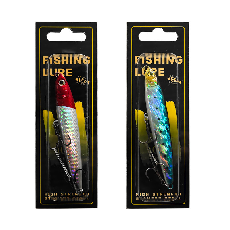 Custom Sinking Pencil Lure, Long Cast Flutter Sinking VIB Lure with Dead Flight System for Bleak Bass Freshwater Fishing Tackle – VIB – view 4
