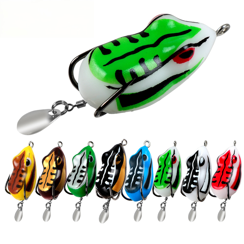 Thunder Modified Frog Lure 4cm 5.5g Floating Long Cast Topwater Snakehead Bass Bait – Frog – view 2
