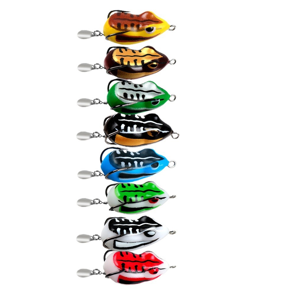 Thunder Modified Frog Lure 4cm 5.5g Floating Long Cast Topwater Snakehead Bass Bait – Frog – view 4