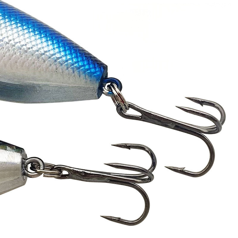 Wholesale Long Cast Topwater Popper Hard Lure, 7cm 12g Multicolor Bionic ABS Rattle Ball Glow in the Dark Fishing Bait – Popper – view 5