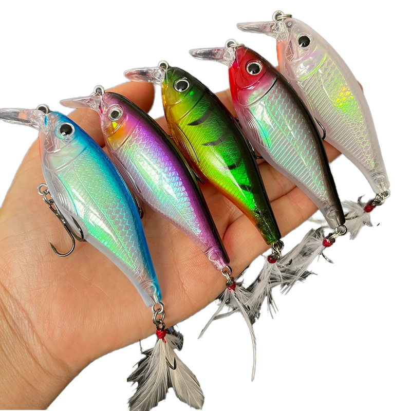 8.5cm 12.3g Minnow Fishing Lure, Bionic Imitation Artificial Bait for Freshwater and Saltwater Fishing – Minnow – view 1