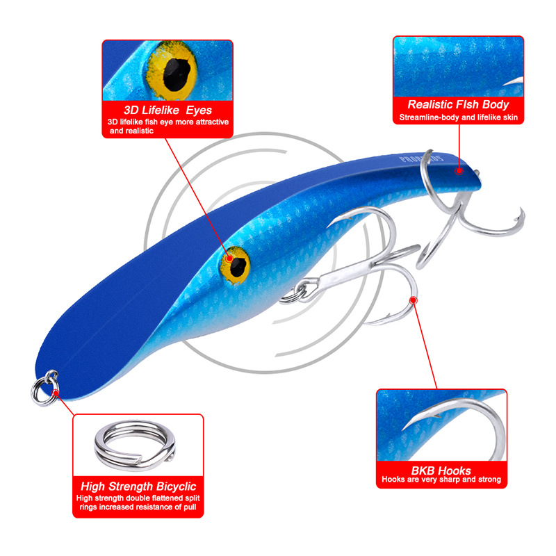 New Arrival Long Cast Saltwater VIB Lure, 41g Pencil Shape Plastic Hard Fishing Bait Wholesale – VIB – view 3