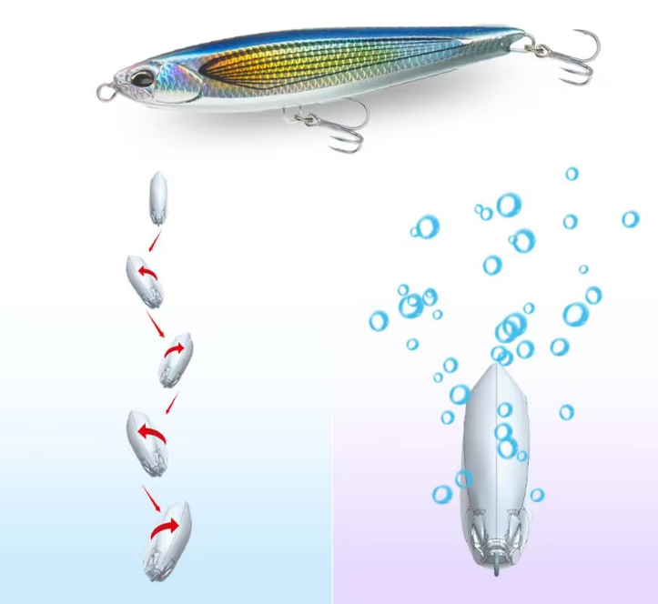 Stainless Steel Floating Water Pencil Sea Fishing 165mm190mm Large Bait Remote Investment Saltwater Fish – Pencil – view 4