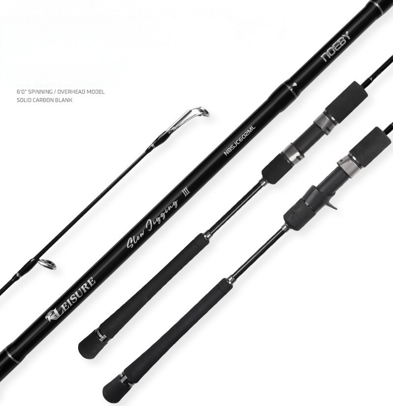 Hard Action Carbon Slow Jigging Sea Fishing Boat Rod 2.1-3.0m Sizes Weihai Factory Wholesale – Fishing Rod – view 5