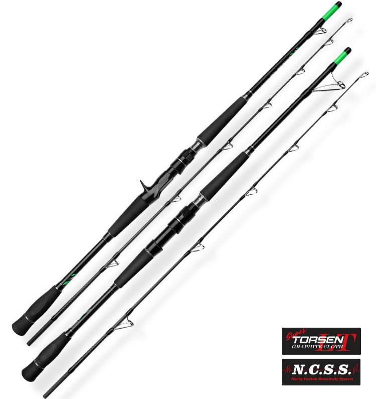 Carbon Fishing Rod X5 Boat Use 2 Section Insert Straight/Gun Handle Removed 232g 110cm Collapsed Length – Fishing Rod – view 3