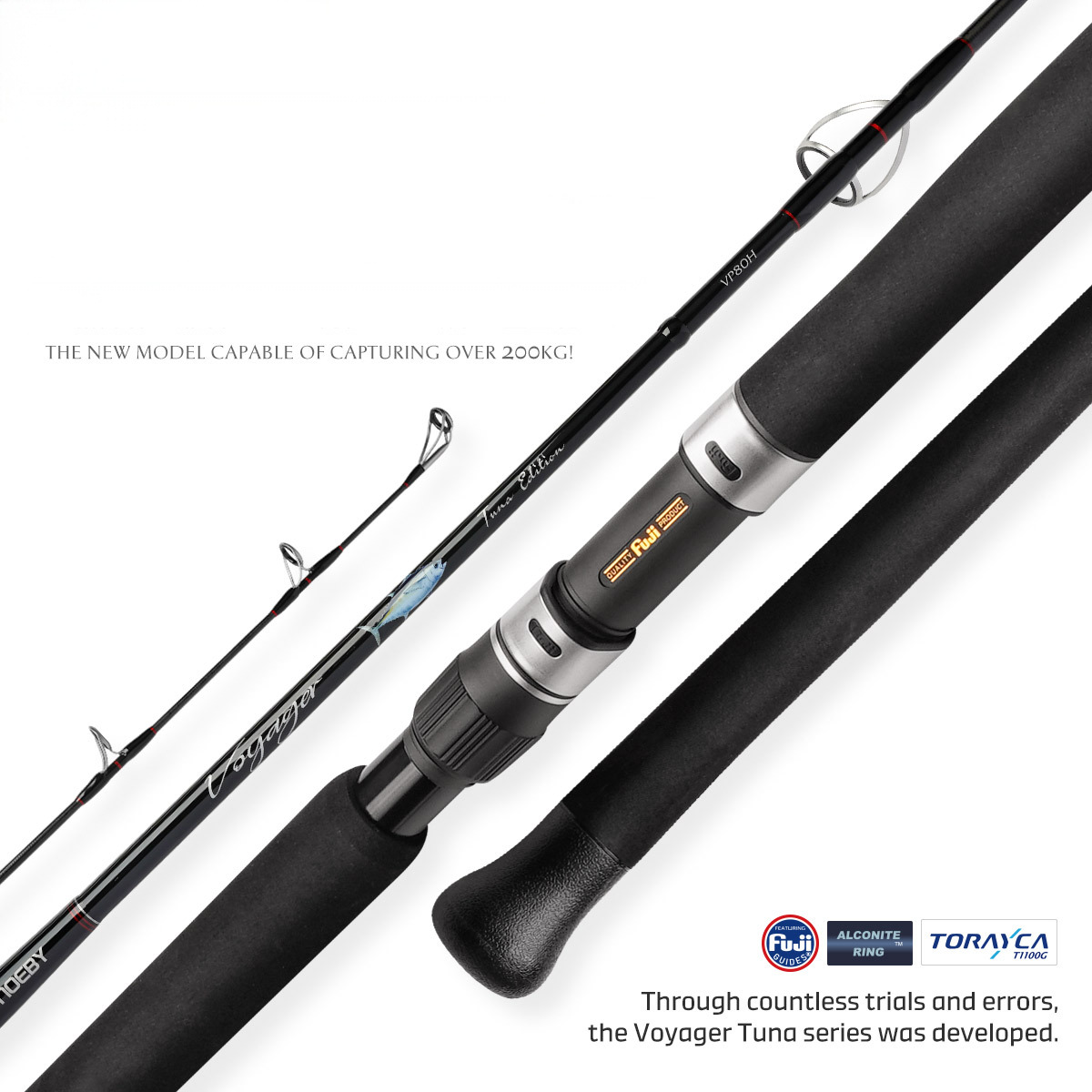 Deep Sea Boat Fishing Rod Far Throwing Wave Climbing GT Pencil Rod Large TUNA Golden Gun Carbon Fishing Rod – Fishing Rod – view 3