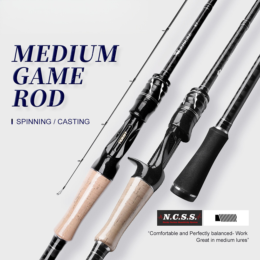 K7 Medium Hardness Straight Handle Carbon Fishing Rod-Lightweight Two-section for Spinning Casting Bass Mandarin Fish – Fishing Rod – view 5