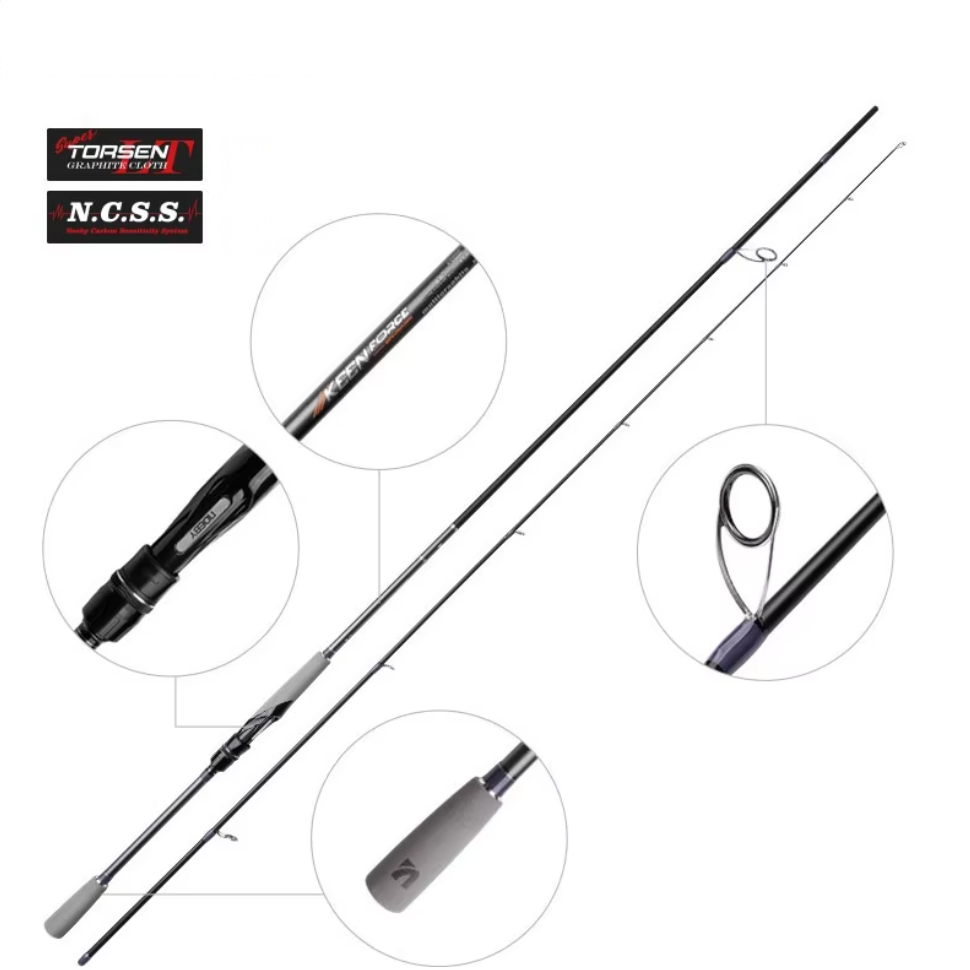Long-Range Universal Carbon Fishing Rod with Straight Handle Hard Action for Lake Perch Squid Black Bream & Trout – Fishing Rod – view 4