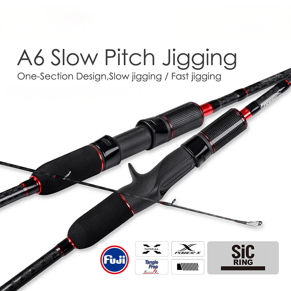 Wuji A6 Single Slow Shaking Iron Rod Fishing Rod Boat Fishing Carbon Rod 148g Hard Slow & Fast Jigging Gear – Fishing Rod – view 2