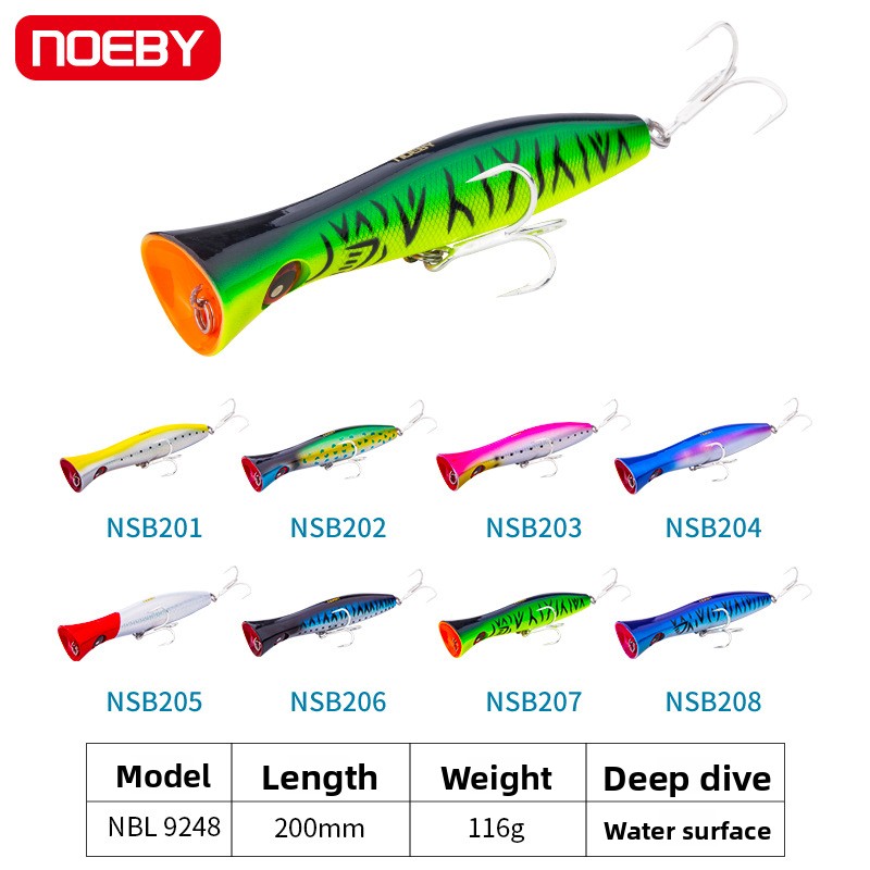 For Nobbi ABS Popper Lure for Sea & Boat Fishing Saltwater Fish Artificial Hard Bait – Hard Lure – view 2