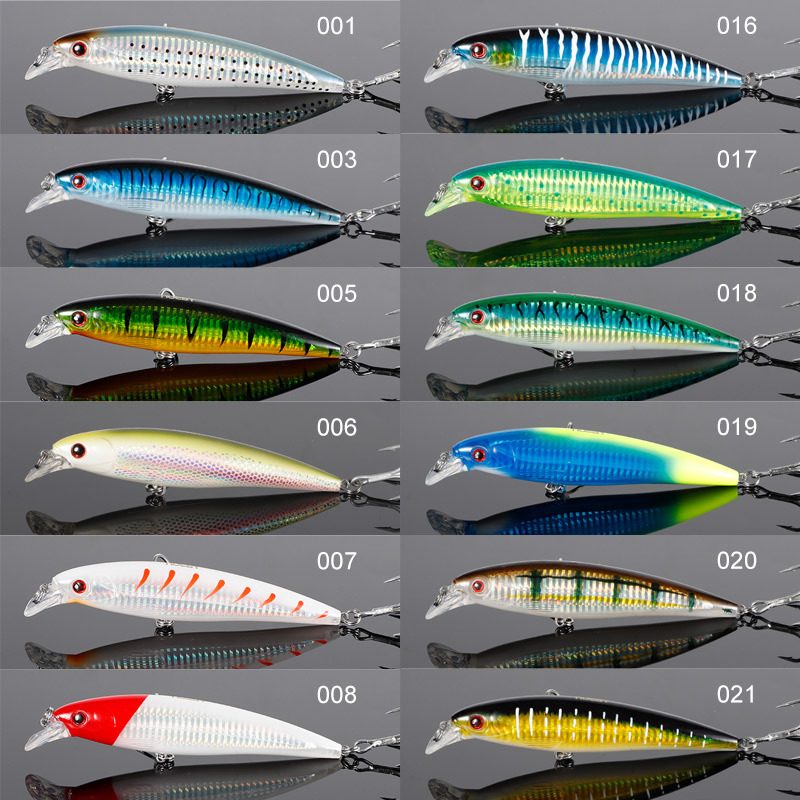 For Lure Minnow Lure Bait Golden Gun Foreign Trade Minnowlure Sea Fishing Hard Bait False Bait Stainless Steel Saltwater Fish – Minnow – view 4