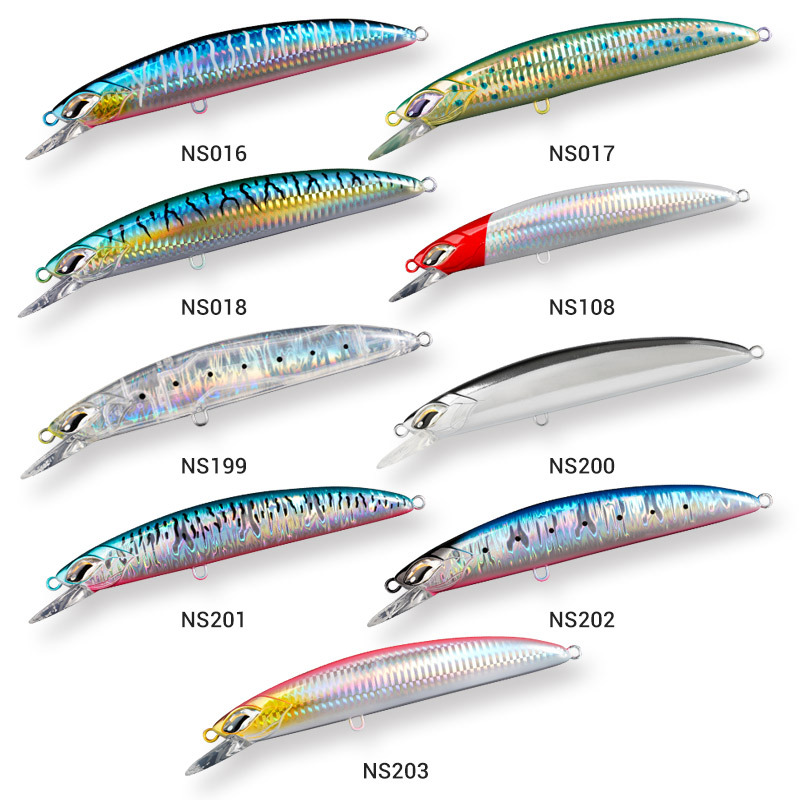 For Nobby Large Mino Luya Bait Deep Sea Towing Fishing Bait Sea Fishing Slow Sinking Plastic Hard Bait Hooks Saltwater Fish – Hard Lure – view 1