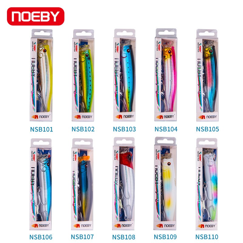 For Nobby Sea Fishing Surface System Wave Climbing Artificial Hard Bait 150mm54g Luya Popperlure Stainless Steel Golden Gun GT – Hard Lure – view 4
