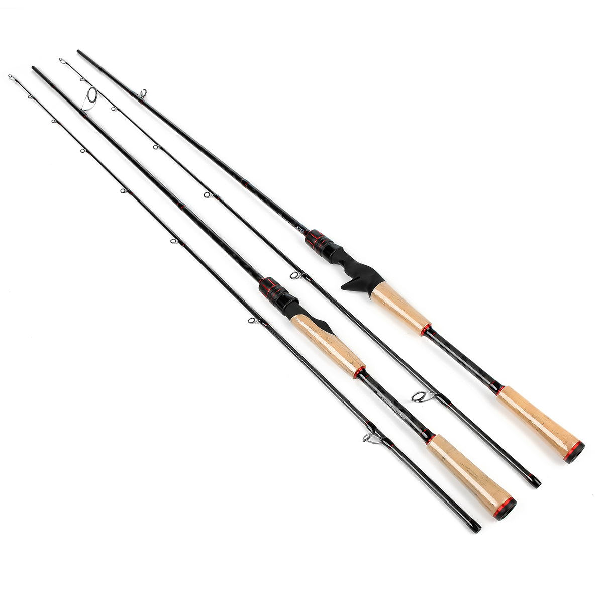 Road Rod Long-Cast Fishing Rod with Quick Adjustment Gun Straight Handle Carbon 2 Sections Hard Action – Fishing Rod – view 1