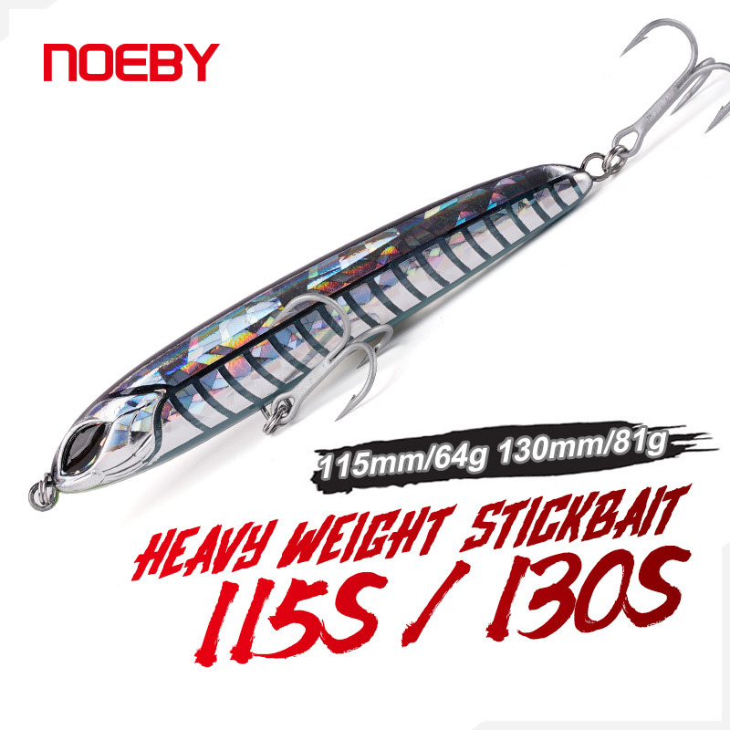 For Nobby Luya ABS Sea Fishing Pencil Lure 115mm/64g Submerged Hard Bait Long-Distance Boat Bait – Hard Lure – view 5