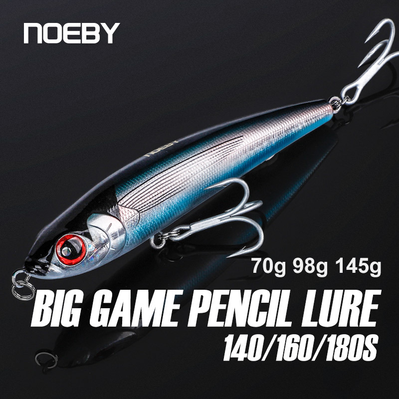 For Nobby Submerged Pencil Sea Fishing Luya Artificial Hard Bait 14cm62g Boat Fishing Far Sea GT Fake Bait ABS Fishing Gear – Hard Lure – view 5