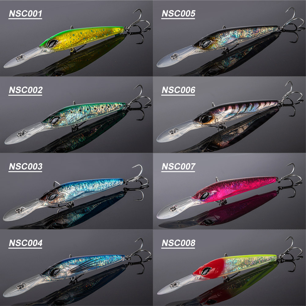 For Nobby Bionic ABS 90g Luya Trolling Mino Long Tongue Board Sea Fishing Boat Fishing Hard Bait – Hard Lure – view 3