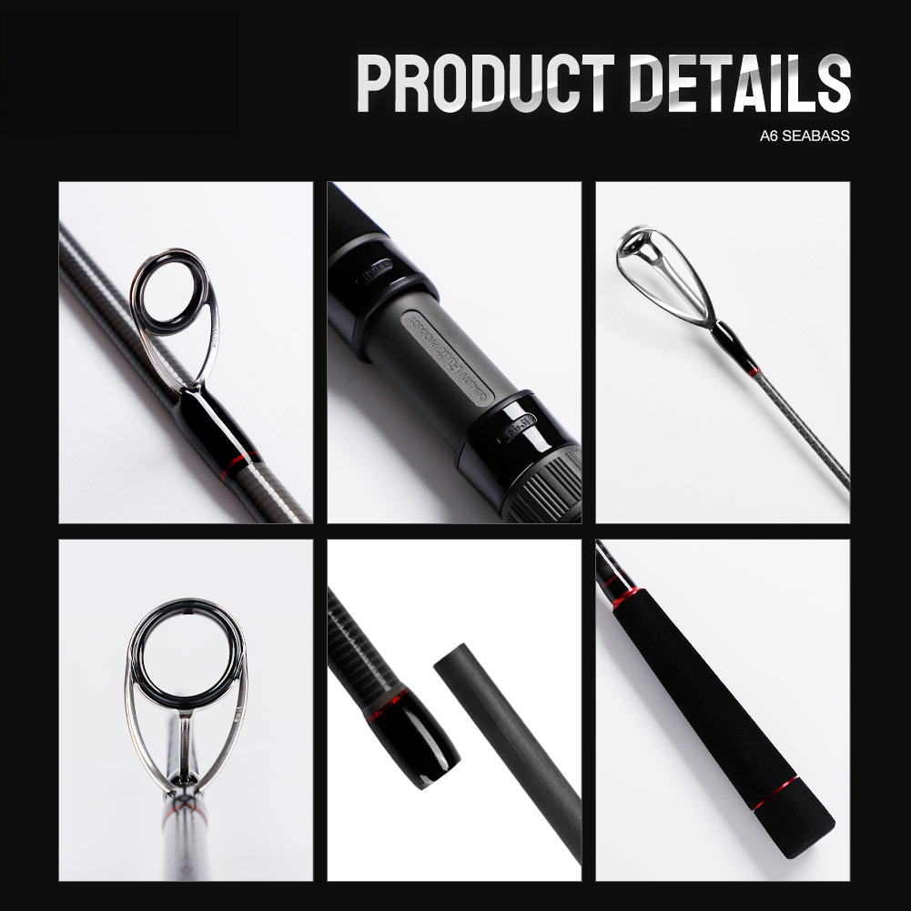 Carbon Fishing Rod for Boat Fishing Sea Bass & Perch Long Cast Jigging Gear – Fishing Rod – view 5