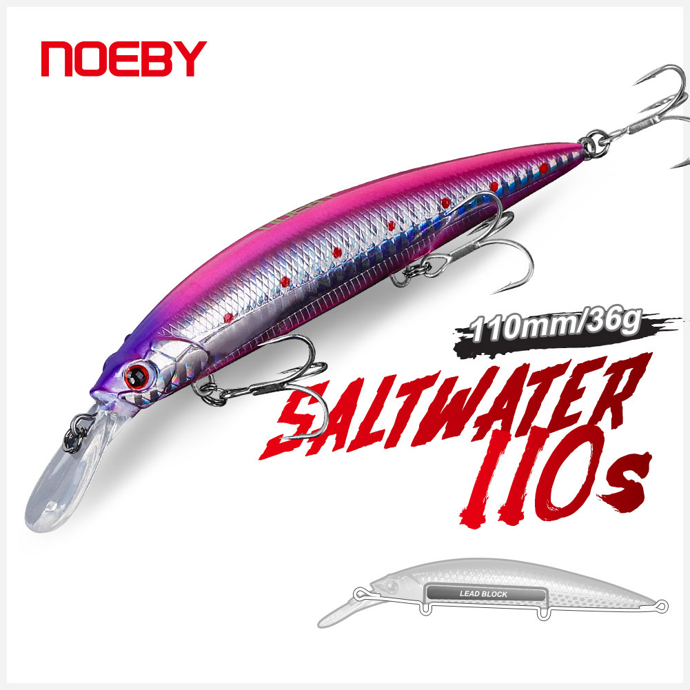 For Nobi Luya Sea Bass Sea Fishing Mino Bait ABS Hard Bait 110mm 36g False Bait Fishing Gear Wholesale – Hard Lure – view 2