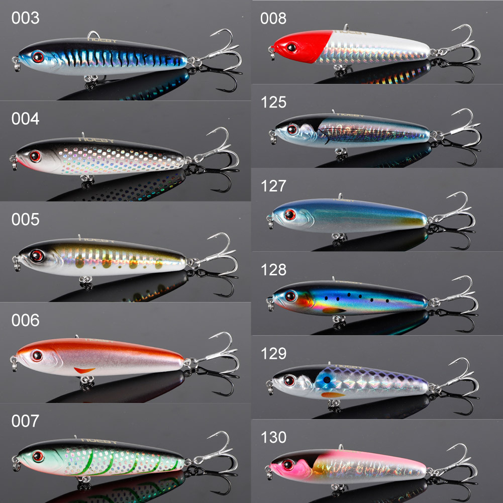 Factory Wholesale Stainless Steel 75mm 28g Surface Pencil Bass Lure Artificial Hard Bait – Hard Lure – view 4