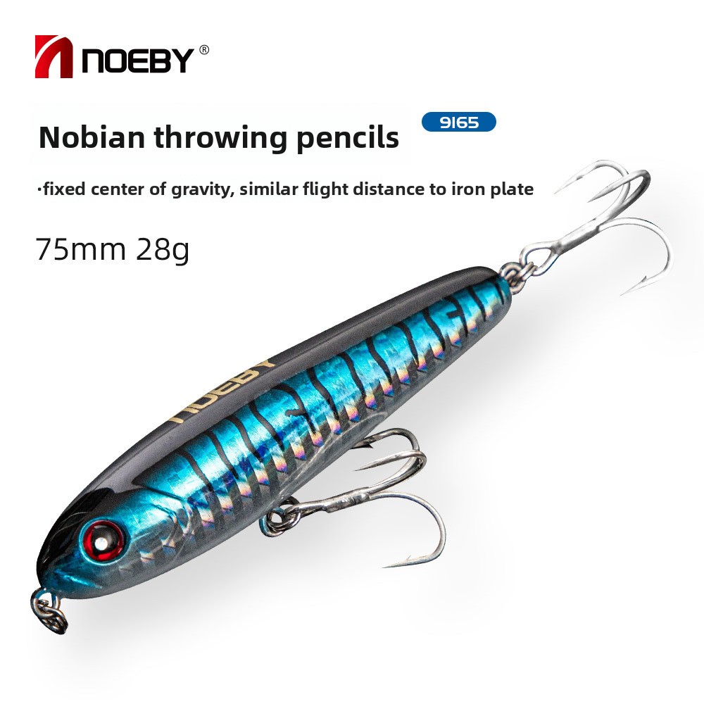 Factory Wholesale Stainless Steel 75mm 28g Surface Pencil Bass Lure Artificial Hard Bait – Hard Lure – view 5