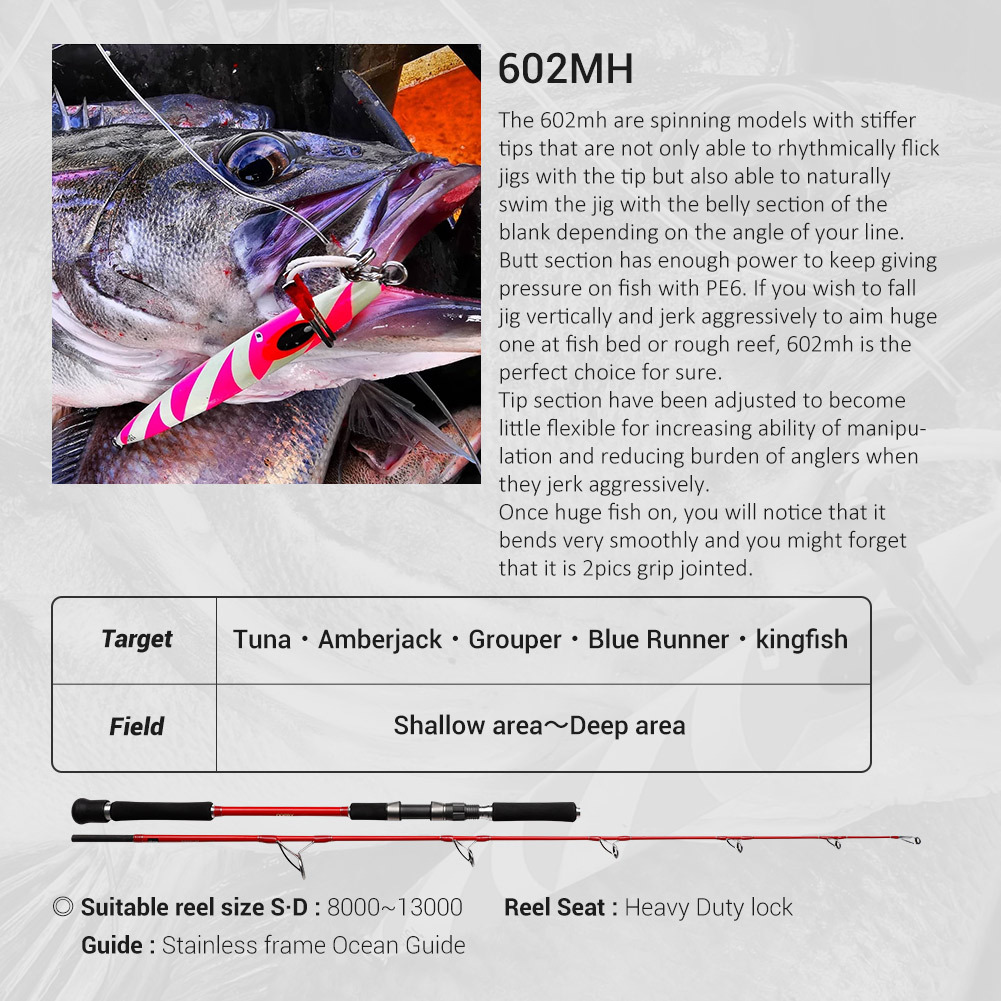 K5 Carbon Iron Pole Pencil Rod GT Golden Gun Sea Fishing Rod Fishing Gear – Fishing Rod – view 5