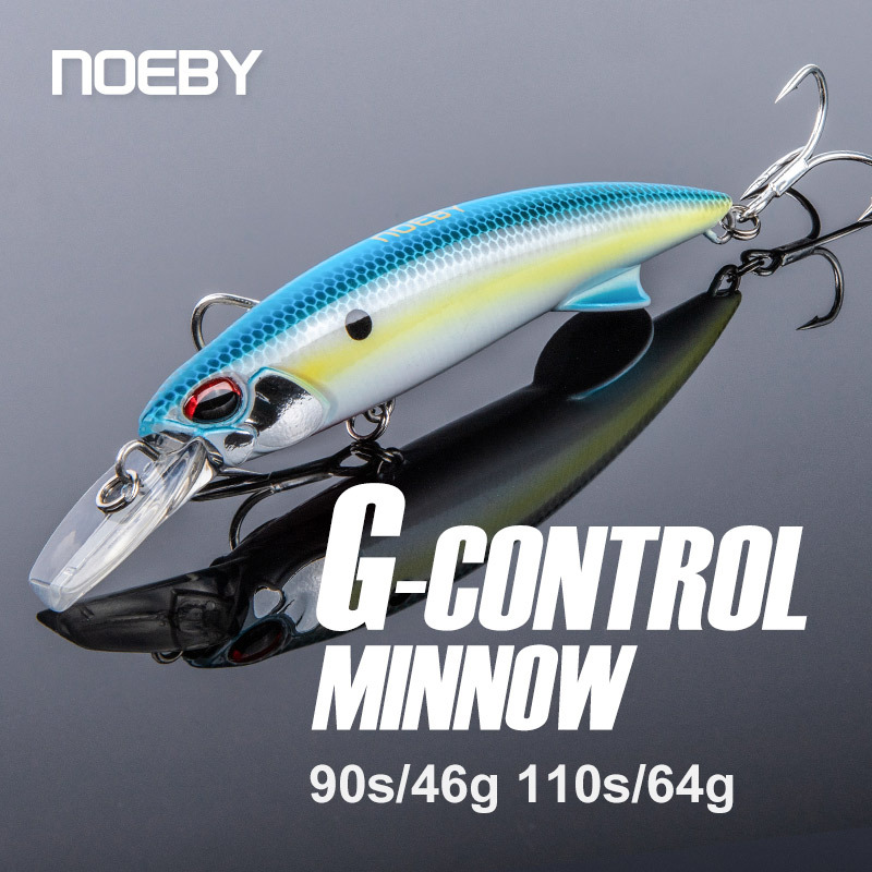 For Nobiya ABS 90mm/46g Sea Fishing Slow Sinking Mino Sea Perch Artificial Hard Bait Fake Bait Wholesale – Hard Lure – view 2