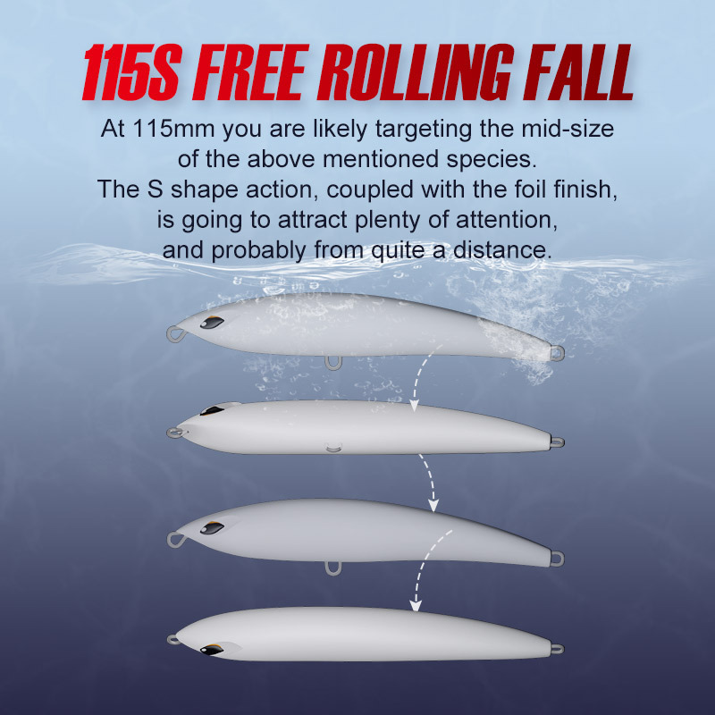 For Nobby ABS Submerged Pencil Hard Bait 150mm/62g for Saltwater Fish Sea Fishing Without Hooks – Hard Lure – view 3