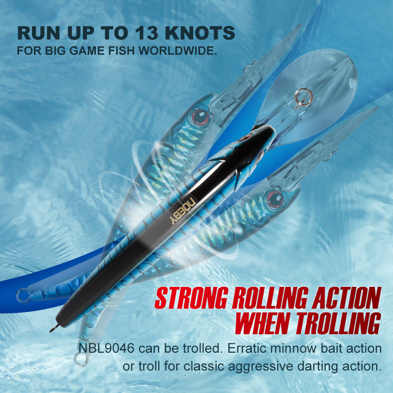 For ABS Sea Boat Hard Bait Fake Long Tongue Plate Trolling Mino Luya for Saltwater Fish 52gGT – Hard Lure – view 4