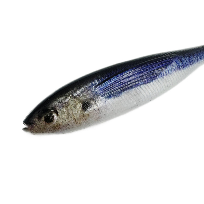 CHEERY 11g 125mm New Soft PVC Lure for Saltwater Fish Catfish Midwater Bait 3D Printed Pinfish Artificial Fishing Bait Wholesale – Worms & Grubs – view 4