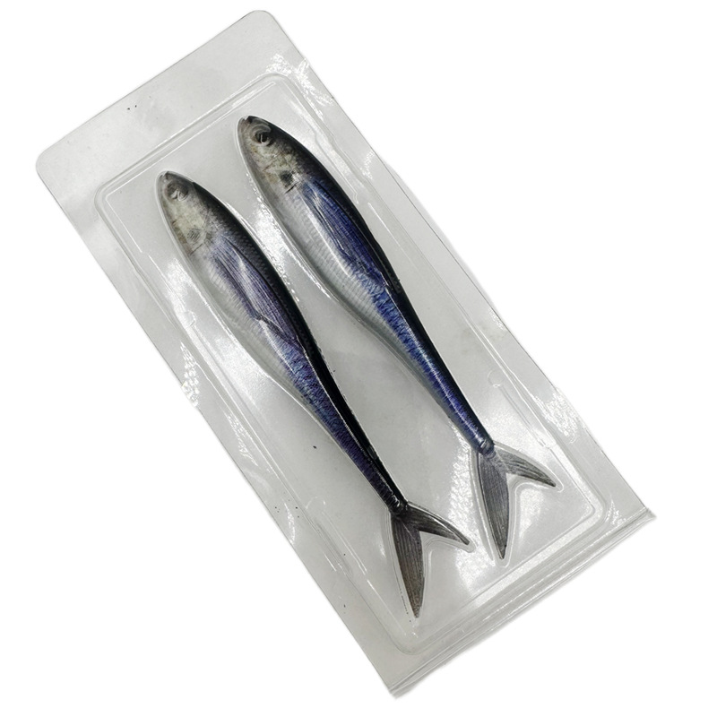 CHEERY 11g 125mm New Soft PVC Lure for Saltwater Fish Catfish Midwater Bait 3D Printed Pinfish Artificial Fishing Bait Wholesale – Worms & Grubs – view 2