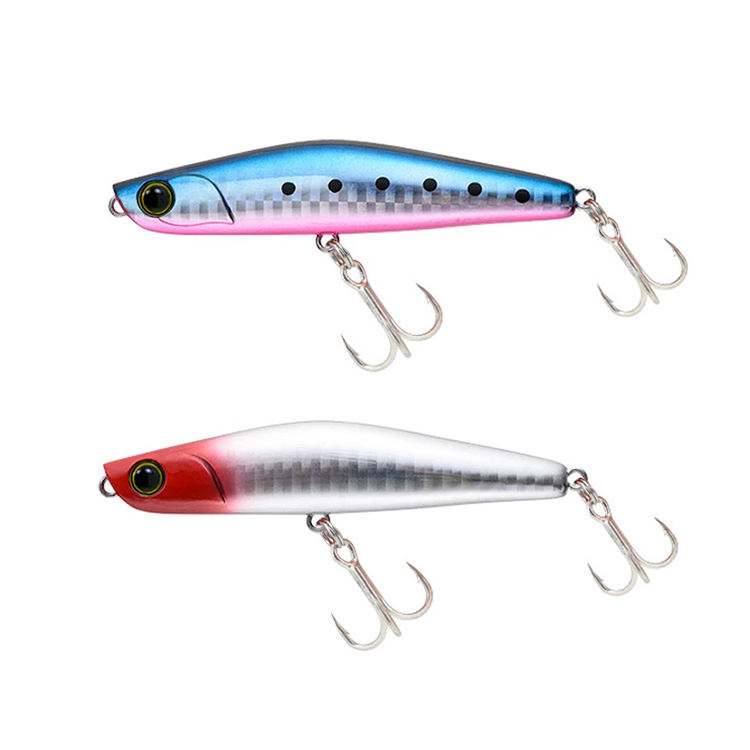 CHEERY 10cm ABS 3D Eyes Sinking Minnow Hard Fishing Lure Topwater Pencil Ocean Boat Fishing Saltwater Marlin River Stream – Fishing Lure – view 5
