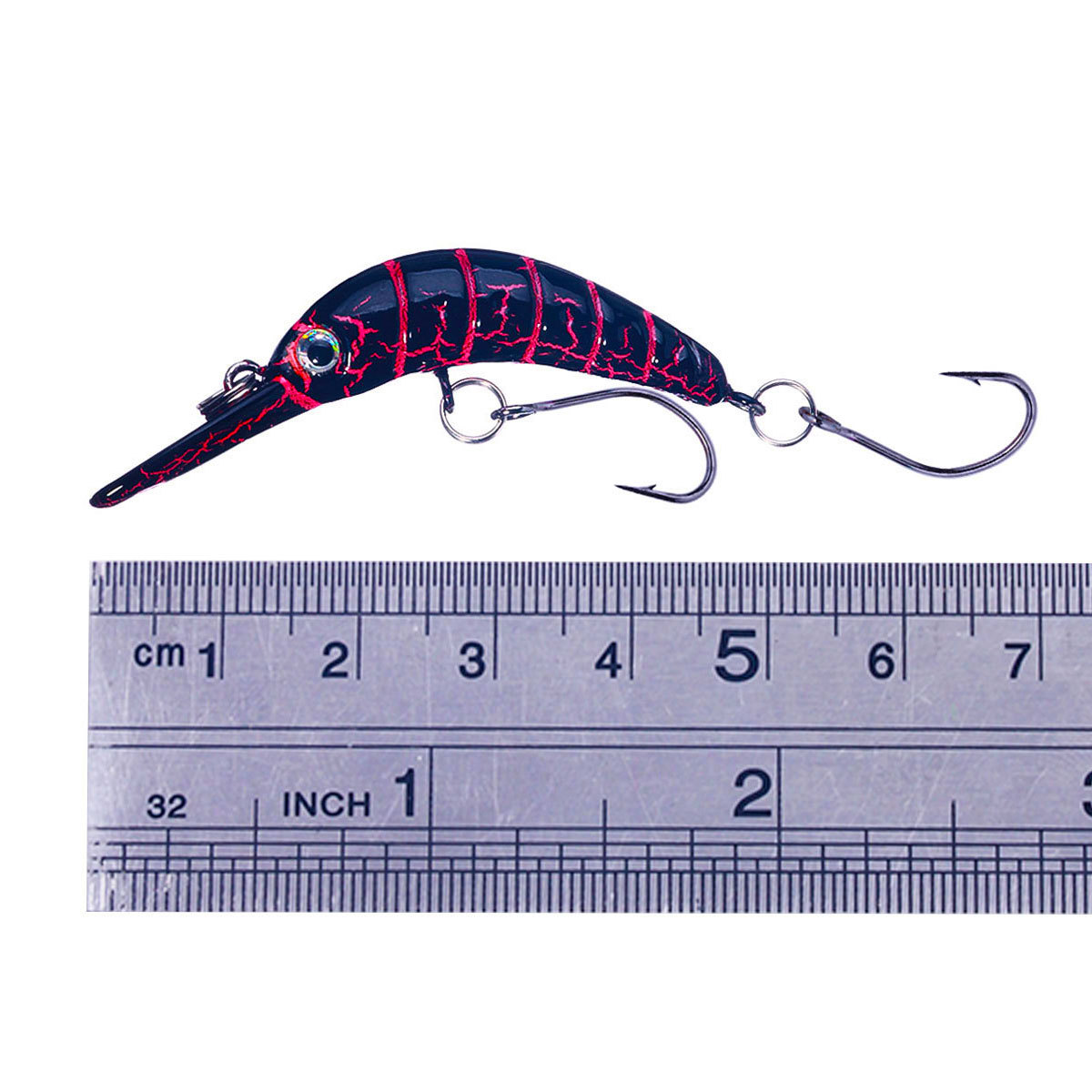 ABS Plastic Sinking Grasshopper Insect Lure Curved Minnow Artificial Hard Bait for Trout Perch Stream Fishing – Minnow – view 3