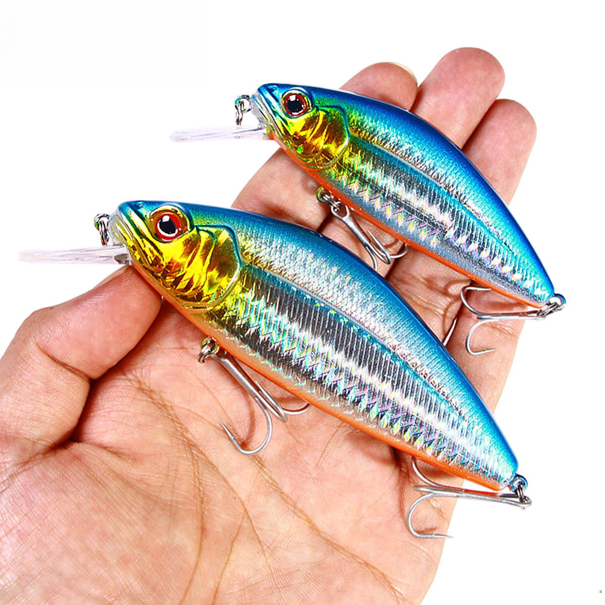 CHEERY For 120mm 15g Slow Sinking Midwater Heavy Wobblers Saltwater Minnow Artificial Bait Hard Plastic Sea Fishing Lures – Minnow – view 4
