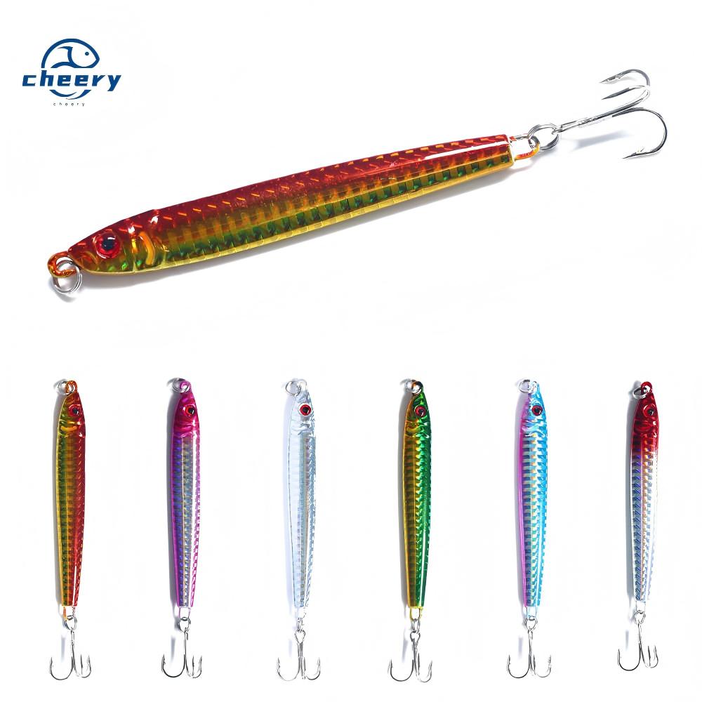CHEERY 30g 40g Long Casting Metal Bionic Jigging Lure High Quality Fishing Bait for Ocean Boat Fishing – Hard Lure – view 1