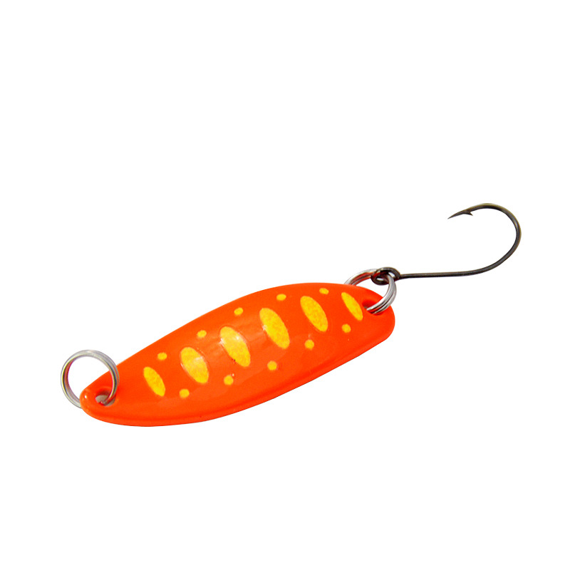 CHEERY Metal Midwater Trout Fishing Spoon Lure Hooks Printed New Design for Freshwater Fish Carp River Lake Stream Use Model – Spoon & Spinner – view 4