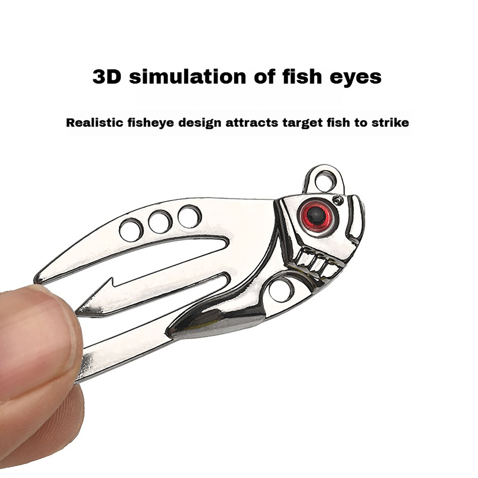 CHEERY 5g-11.5g Vibration Metal Vib Lure Hard Jigging Lures Vib Spoon Fishing Baits Midwater Baits Saltwater Fish Sea Bass Pike – VIB – view 4