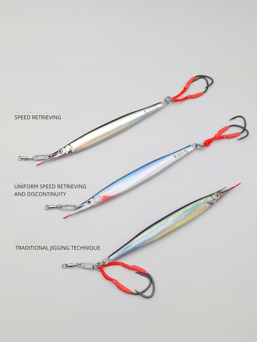 CHEERY 100g 5color Metal Jig Artificial Hard Bait Lure for Freshwater Casting Bottom Fishing Technique – Metal Jig – view 5