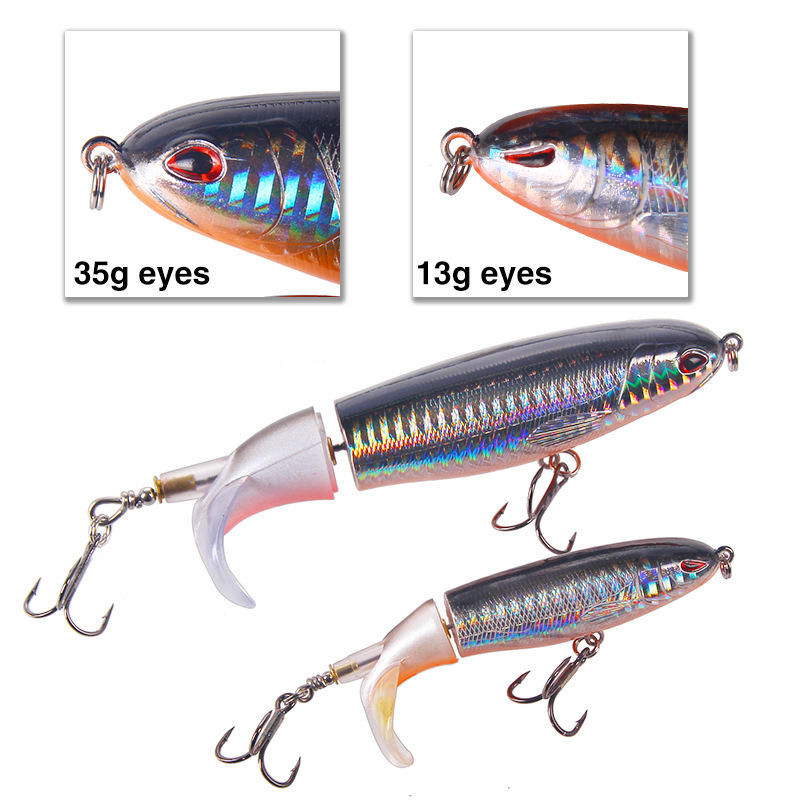 CHEERY 13g 10cm Premium Pencil Lure Kit Bass Trout Carp Baits Propeller Tail Durable Hooks Realistic Action Freshwater Lake – Pencil – view 2