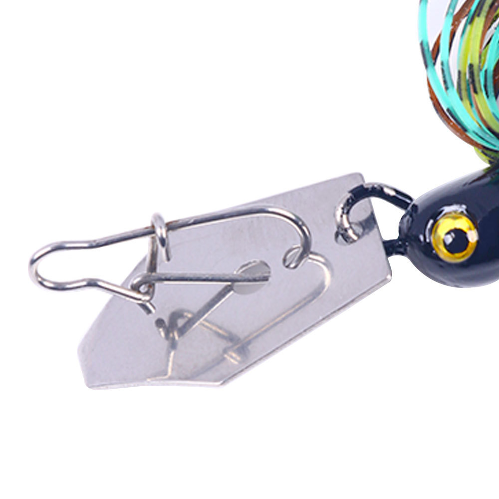 CHEERY High Quality 8CM 11.4G Chatterbait Lure 120mm Spinner Jig with Rubber Skirts for River and Stream Fishing – Hard Lure – view 5