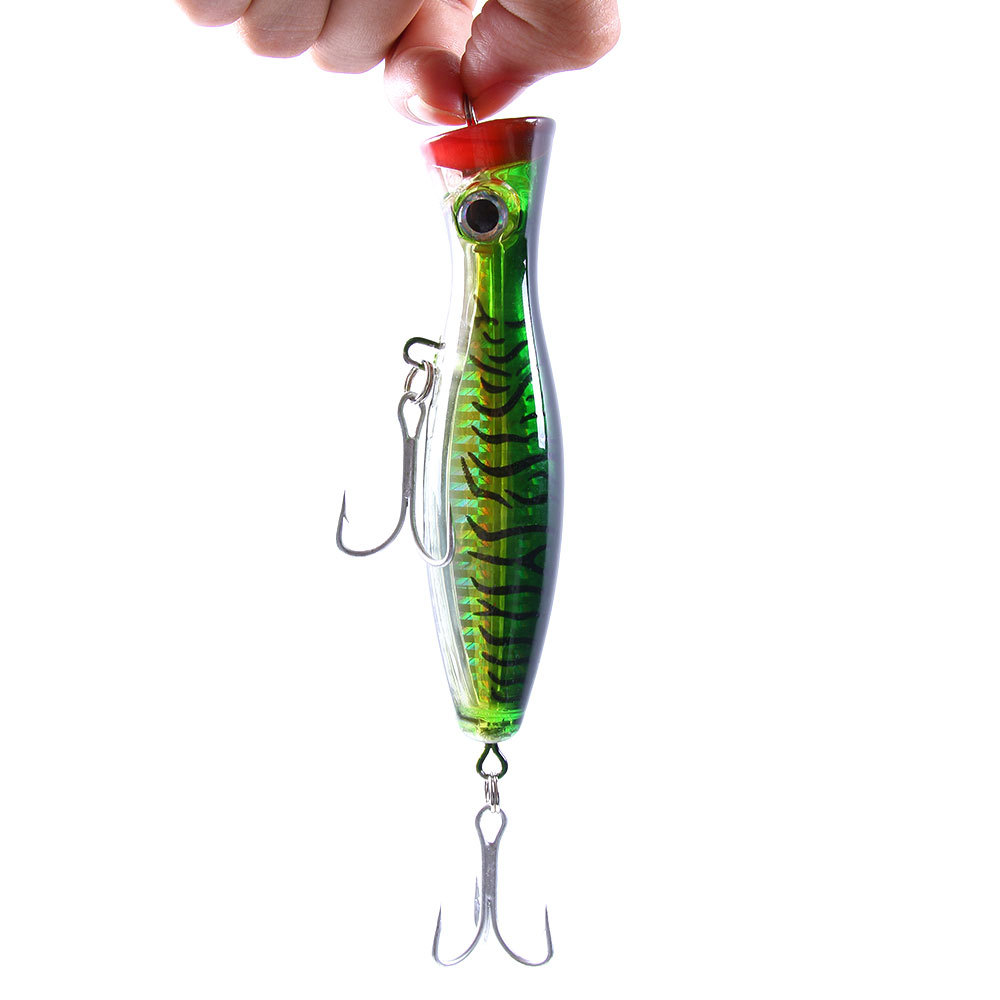 CHEERY Tourn-120 Popper Lure Live Bait Trout ABS with 3D Fish Eyes for Rivers Lakes Streams – Popper – view 3