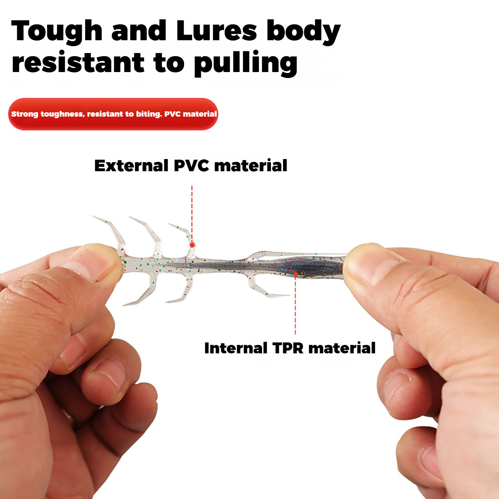 CHEERY 3.5cm1.3g Myriapod TPR Fishing Lure Multi-Legged Worm Silicone Soft Plastic Bait Spider Lures by Brand Name – Soft Lure – view 4