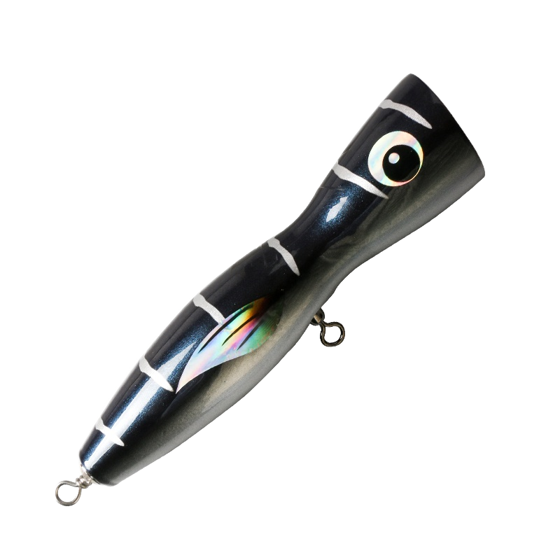 20cm 120g Wooden Splashing Popper Lure Saltwater Boat Trolling Fishing Artificial Bait – Popper – view 1