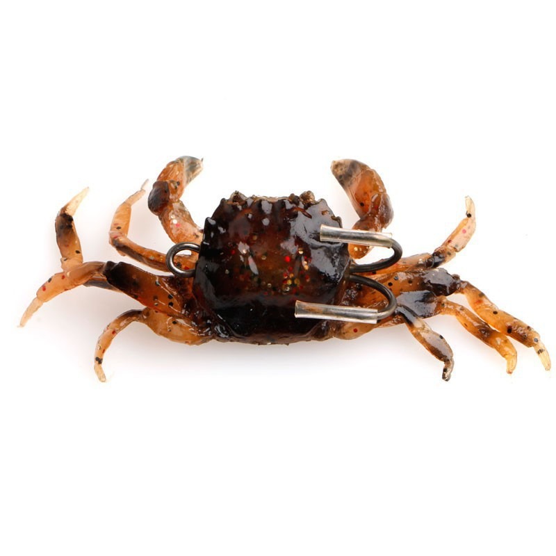3D Simulation Soft Crab Fishing Lure With Hook, Bionic Artificial Bait for Saltwater Grouper Giant Grouper Fishing – Other Soft Lure – view 4