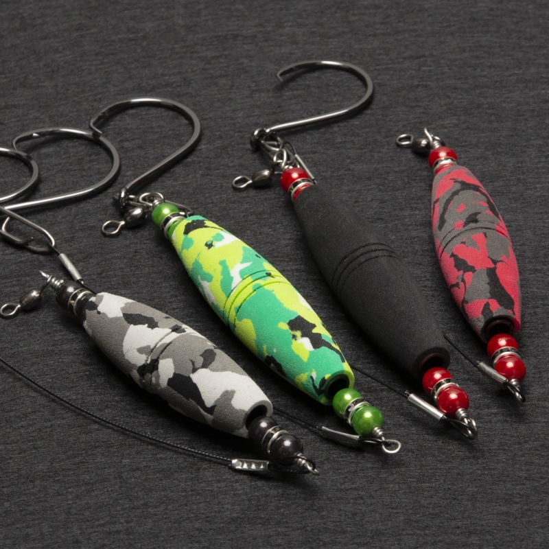 Cross-border 3 Inch High Visibility EVA Foam Float with Hook, 4PCS Stainless Steel Wire Float Fishing Line Kit – Fishhook – view 5