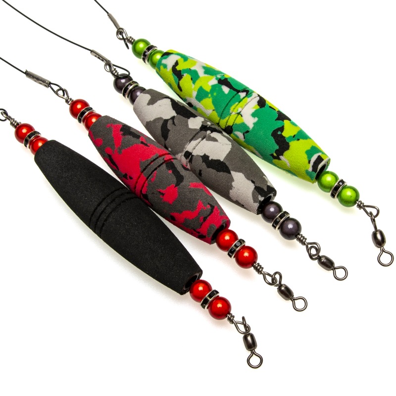 Cross-border 3 Inch High Visibility EVA Foam Float with Hook, 4PCS Stainless Steel Wire Float Fishing Line Kit – Fishhook – view 4