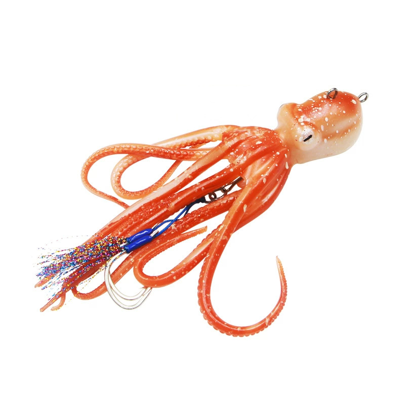 Cross-border Deep Sea Ink Octopus Lure, 180g 200g 300g Bionic Squid Fishing Bait Wholesale – Octopus Skirt – view 2