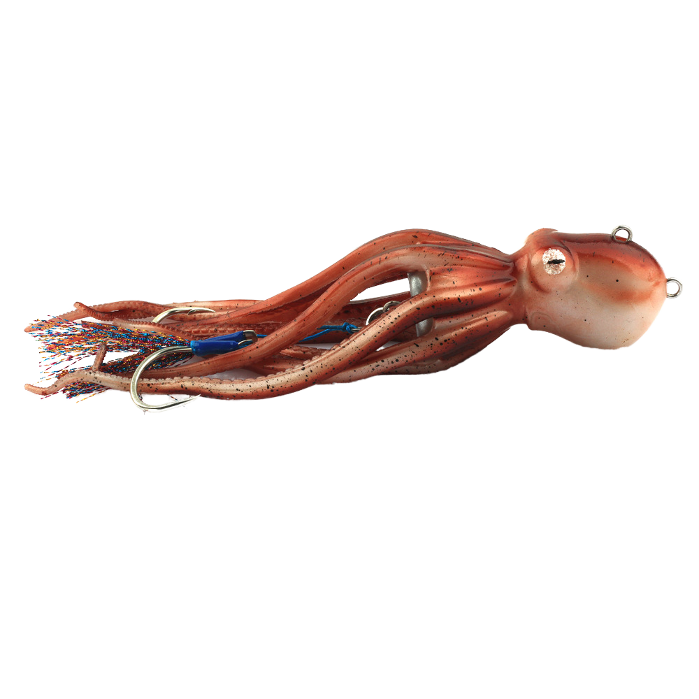Cross-border Deep Sea Ink Octopus Lure, 180g 200g 300g Bionic Squid Fishing Bait Wholesale – Octopus Skirt – view 1
